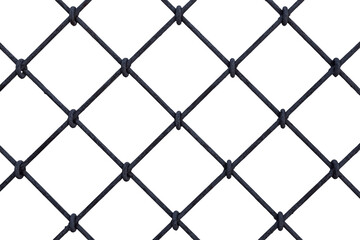 Old metal grid on a transparent background. isolated object. Element for design
