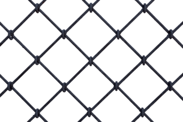 Old metal grid on a transparent background. isolated object. Element for design