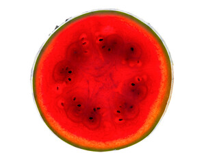 Single Slice of Red Watermelon
