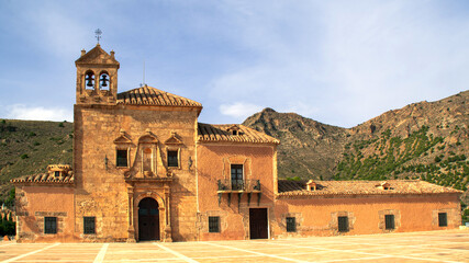 View on Monastery in Albox, Andalucia Spain. .