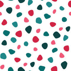 Seamless pattern with abstract colorful spots