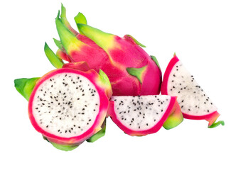 Dragon fruit or pitahaya isolated
