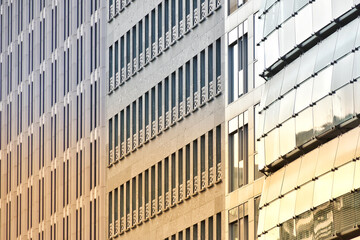 Full frame shot of a modern office building in Berlin