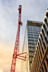Low angle view of a modern office building in Berlin