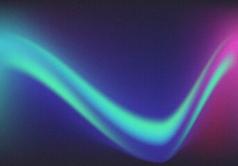 Electric light retro absract background gradient with grain texture