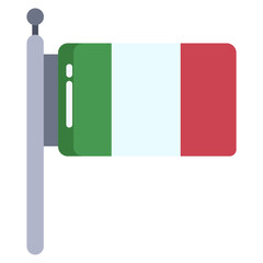 Fototapeta premium Italy Flag icon