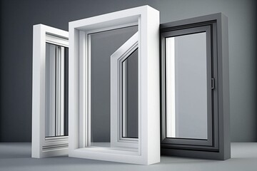 Upvc Window Pieces for Modern Building Construction.