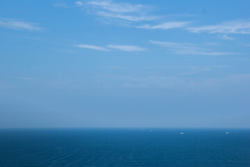 arabian sea with blue sky