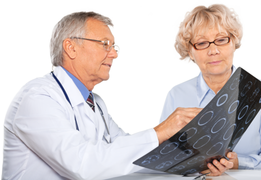 Doctors team talking expertise in hospital with mri scans - Powered by Adobe