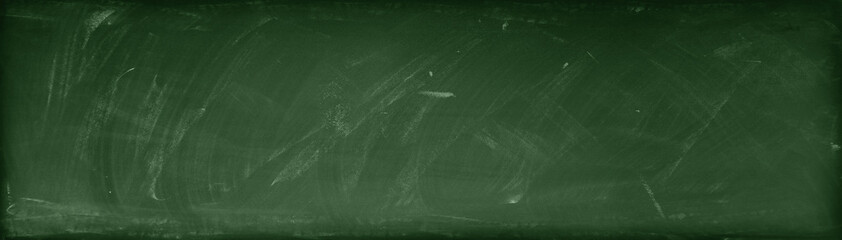 Green blackboard or chalkboard