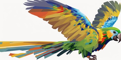 Parrot Vector Art, Generative AI
