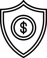 shield money icon