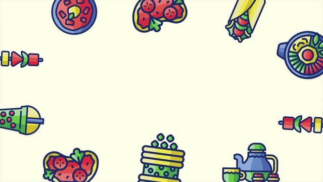 Cuisine Frame Background