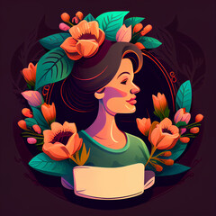 Mother's Day lovely Illustrations