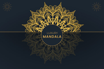 Fototapeta premium Luxury Ornamental Islamic Mandala Design Template