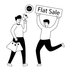 shopping illustration