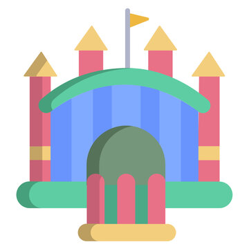 recommend clip art: bouncy castle icon