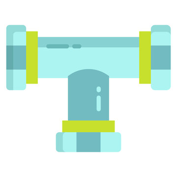 T Shape Pipe icon