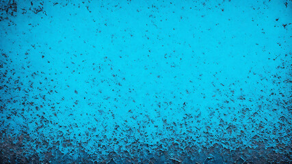 Muro de Hormigón con Superficie Rugosa en Color Azul, IA Generativa
