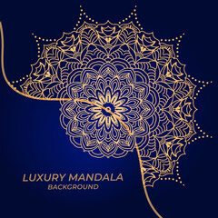 Luxury Ornamental Islamic Mandala Background Design Template