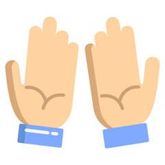 Obraz premium Pray icon