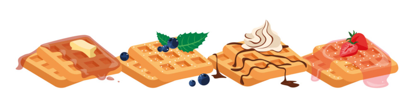 Проект по технологии вафли Waffle Vector Изображения: просматривайте стоковые фотографии, векторные изображ