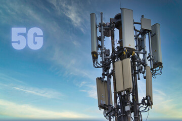 mobile phone antenna receiving transmit energy connecting wifi fast online web generation...
