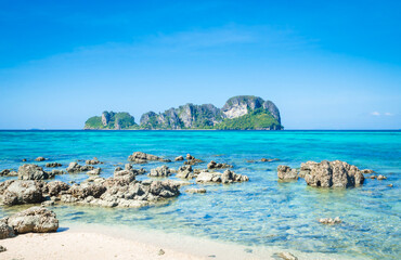 Beautiful tropical beach on island Ko Phi Phi, Thailand