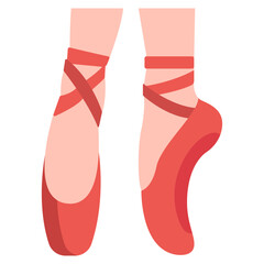 Ballet shoes icon