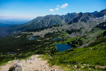 Naklejka na ściany i meble Polish nature and natural scenery, mountains and high Tatras