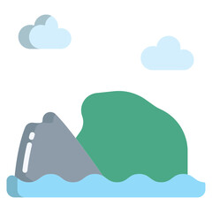 Obraz premium Table Mountain icon