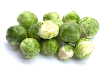 Fresh brussels sprouts. Organic vegetables