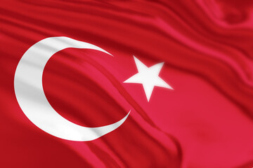 Obraz premium Flag of Turkey. High Resolution format (PNG).