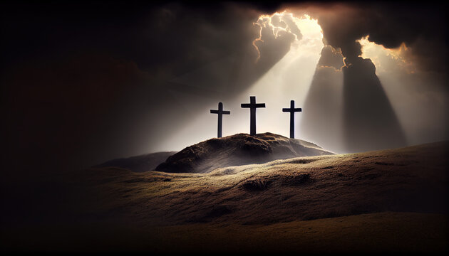 Ascension day concept, Christian Easter - Powered by Adobe