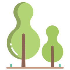 Fototapeta premium Cypress tree icon