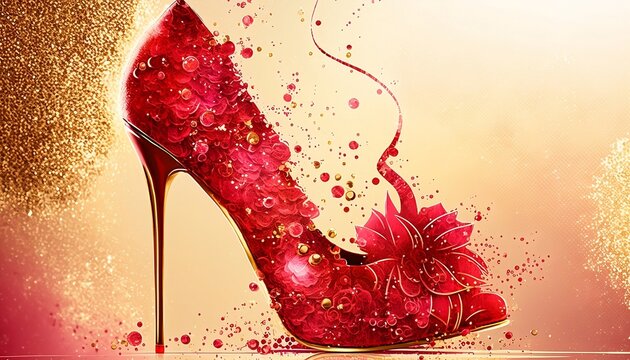 Red Glitter Shoes Images – Browse 1,611 Stock Photos, Vectors, and Video |  Adobe Stock
