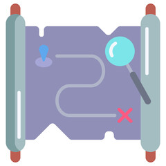 Fototapeta premium Map icon