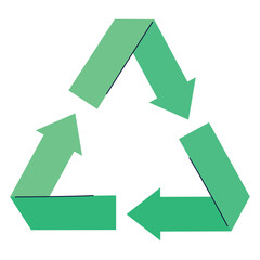 recycle symbol illustration