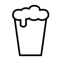 Beer icon . Fit for represents enjoyment, relaxation, socializing, and celebration with friends and family