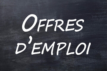 Offres d'emploi tableau