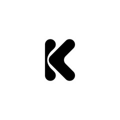  LETTER K VECTOR ILLUSTRATION