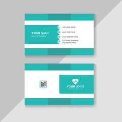 Modern Medical and health Business Card Design Template