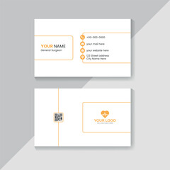 Modern Medical and health Business Card Design Template