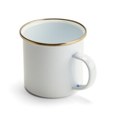 White Tin Cup