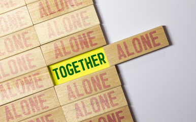 Decision at a crossroad - Together or Alone