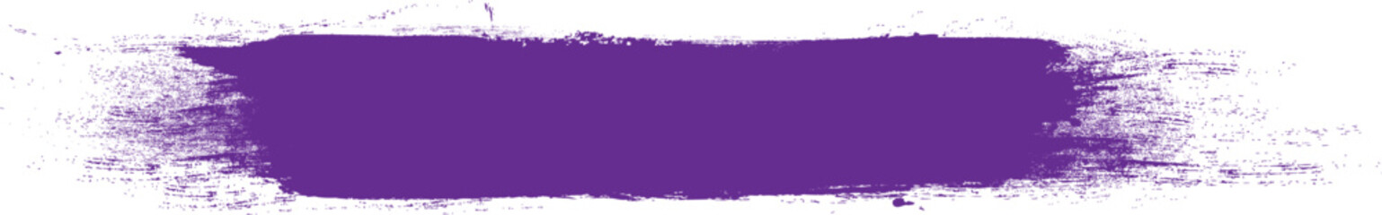 Violet brush stroke isolated on background. Paint brush stroke vector for ink paint, grunge design element, dirt banner, watercolor design, dirty texture. Trendy brush stroke, vector illustration - obrazy, fototapety, plakaty