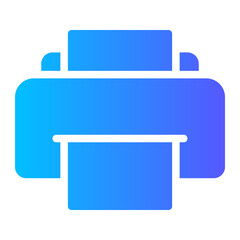 printer gradient icon