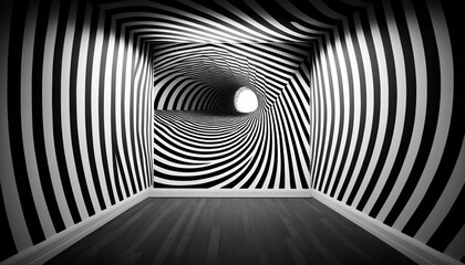 abstract tunnel background, Generative AI