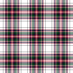 Christmas Holiday Tartan Seamless Pattern - Repeating pattern design of tartan in a festive plaid theme - 576867760