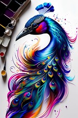 Peacock Paint 